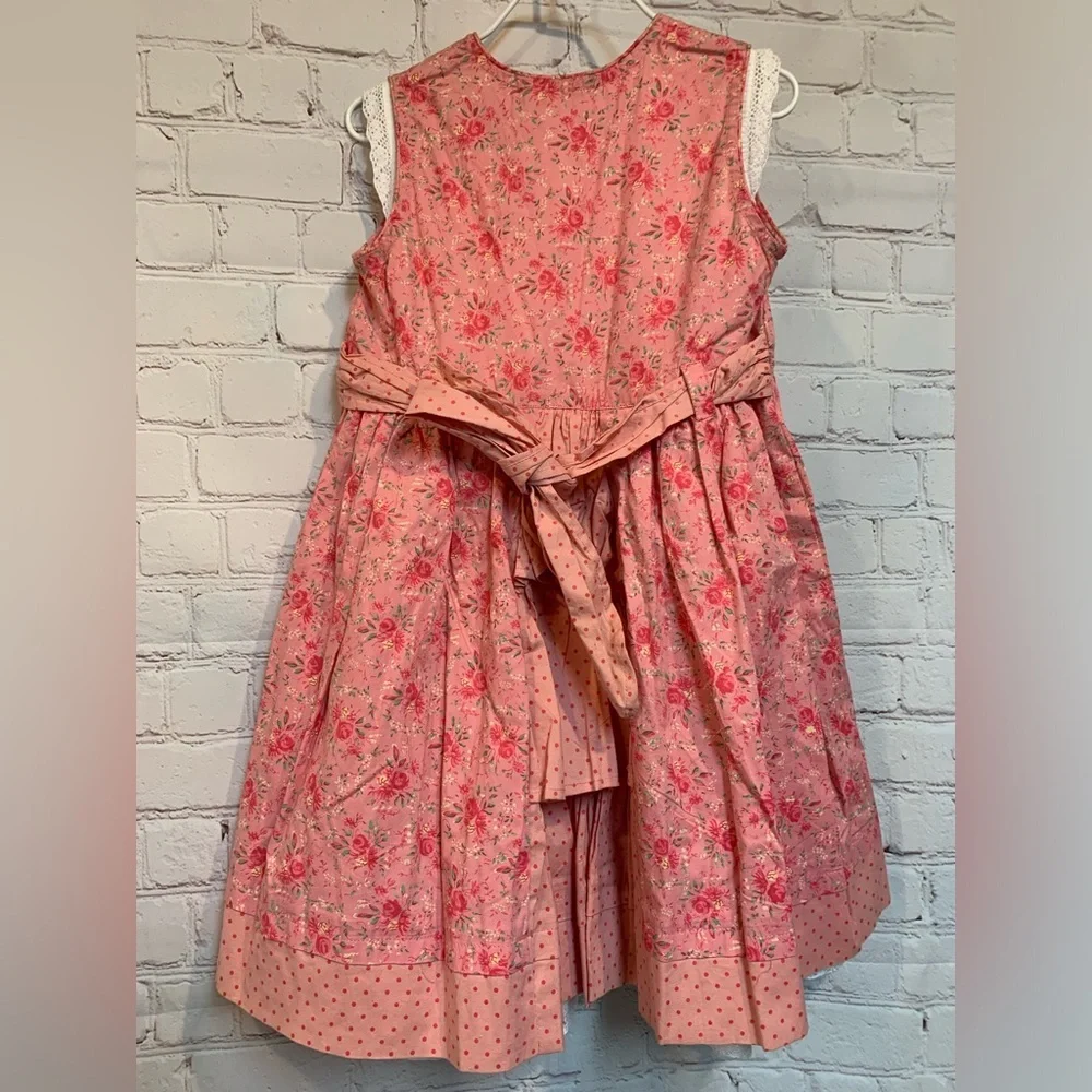 NEW April Cornell Cornelloki White Petticoat Pink Floral Bustle Dress Set 2​